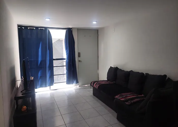 Apartment A Solo 10 Min De Aeropuerto De La De La Cdmx Y Estadio Gnp Vigilancia 24