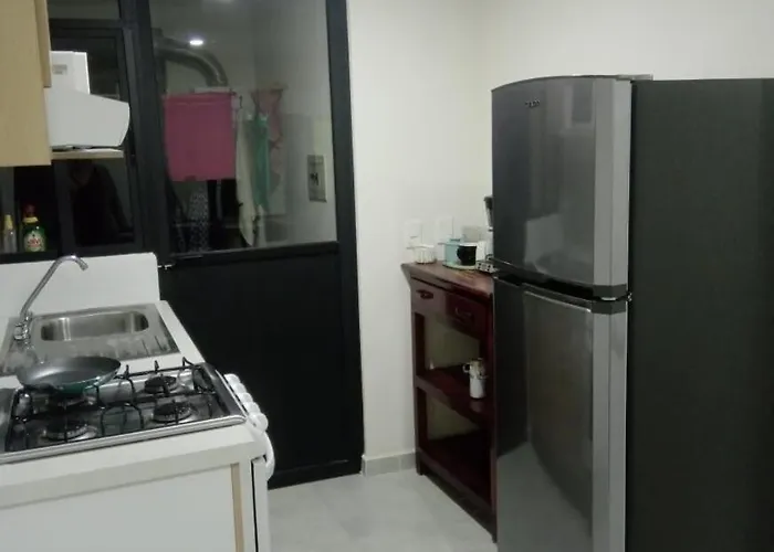 Apartment A Solo 10 Min De Aeropuerto De La De La Cdmx Y Estadio Gnp Vigilancia 24 Mexico City